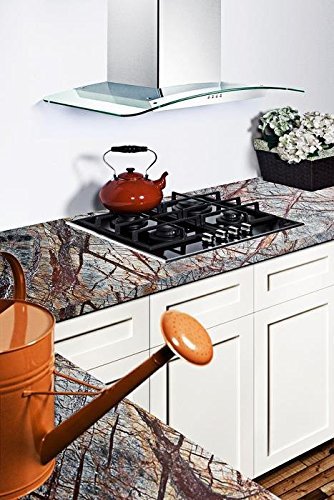 23.25" Wide Black Gas-on-Glass Cooktop