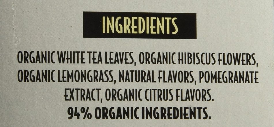 Trader Joe's Speciality Pomegranate White Tea Made with Organic White Tea Leaves,hibiscus Flowers and Lemongrass... N2