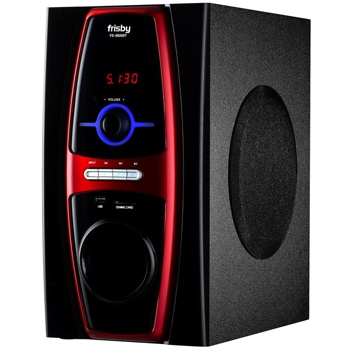 Frisby FS-6600BT 5.1 Channel Stereo Home Theater System w/ Tower Satellite Speakers & Bluetooth / USB / SD / AUX... N3