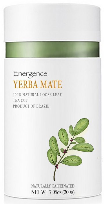 ENERGENCE MATE: Authentic Yerba Mate Tea - RainForest-Grown, 100% Natural Loose Leaf, 7.05oz (200g)