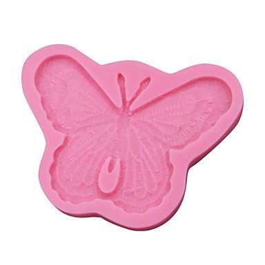 Sher Beautiful 3D Butterfly Silicone Mold,Fondant Molds for Soap,Candy,Chocolate,Cake Wedding Decoration Bakeware