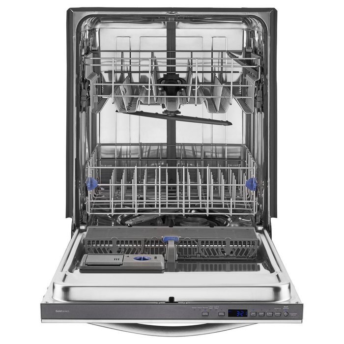 Whirlpool Monochromatic Stainless Steel Dishwasher