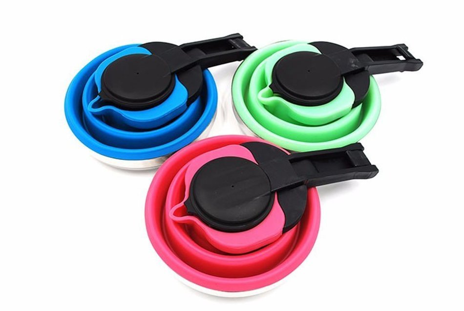 Youzee Foldable Outdoor Hot Water Boiler, Silicone Kettle Outdoor Gadgets Cooking Tools N3