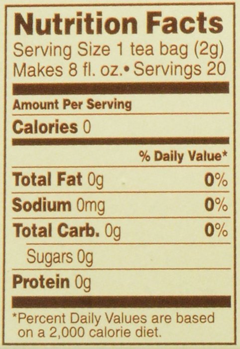 Celestial Seasonings Tangerine Orange Zinger Herbal Tea, 20 Count N2