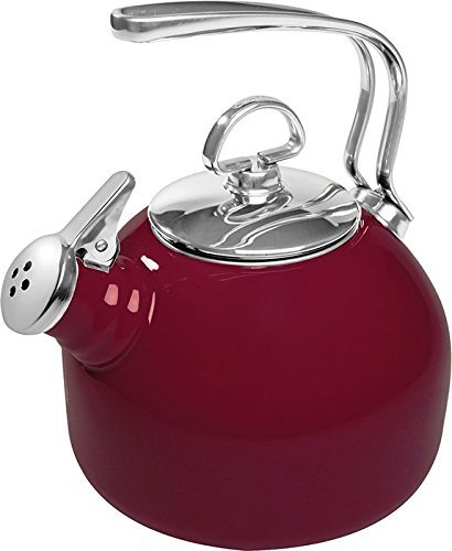 Chantal 1.8 Quart Royal Red Tea Kettle 37 18S RY