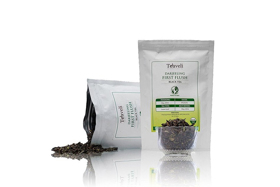 Fresh Darjeeling First Flush Organic Loose Leaf Black Tea- Fresh Black Tea-Lively and Full of Vigour from the... N7