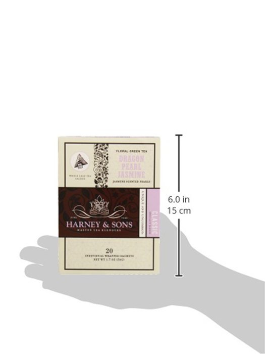 Harney & Sons Green Tea, Dragon Pearl Jasmine, 20 Sachets N4