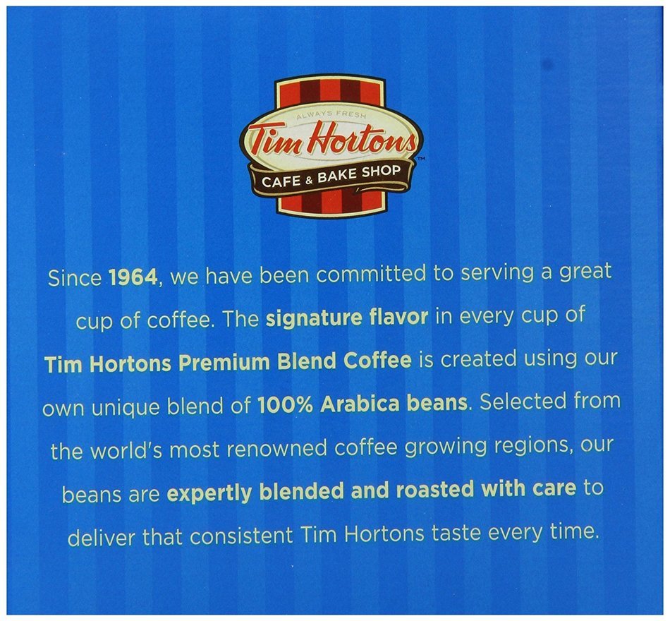 Tim Horton's Single Serve Coffee Cups, Original Blend, 24 Count N39