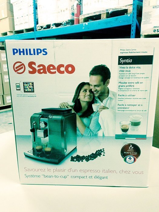 Saeco Philips Syntia Super-automatic Espresso Machine HD8837/47 Stainless Steel