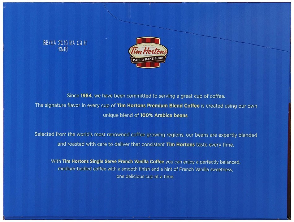 Tim Horton's Single Serve Coffee Cups, Original Blend, 24 Count N46
