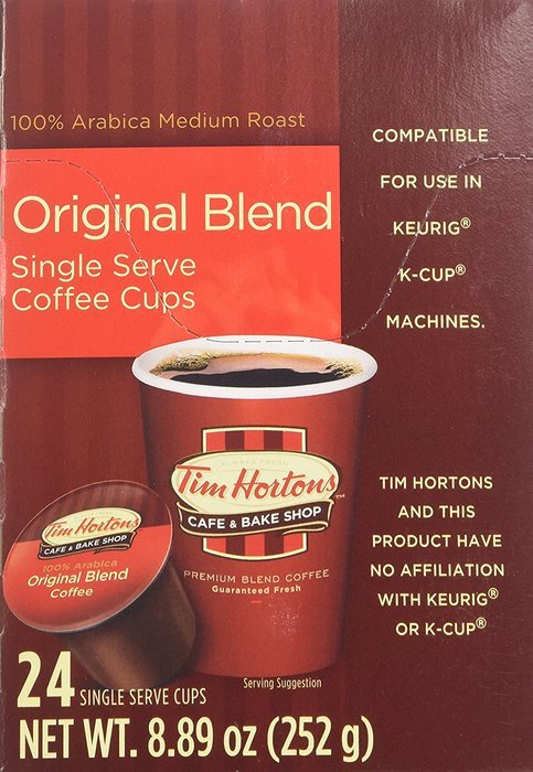Tim Horton's Single Serve Coffee Cups, Original Blend, 24 Count N51