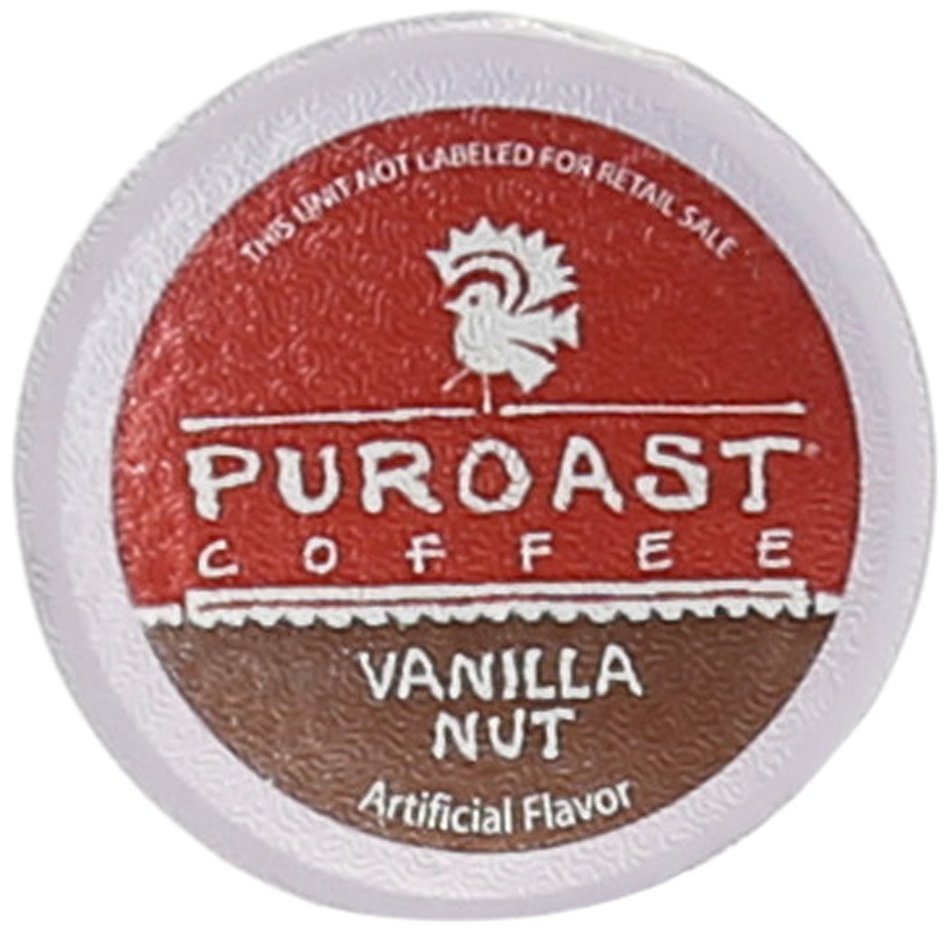Puroast Low Acid Coffee Single Serve, 2.0 Keurig Compatible, Vanilla Nut, 12 Count N22