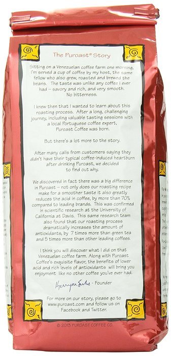 Puroast Low Acid Coffee Single Serve, 2.0 Keurig Compatible, Vanilla Nut, 12 Count N25