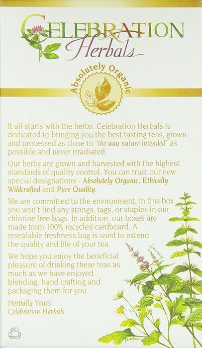 Blackberry Leaf Organic - 24 bag,(Celebration Herbals) N3