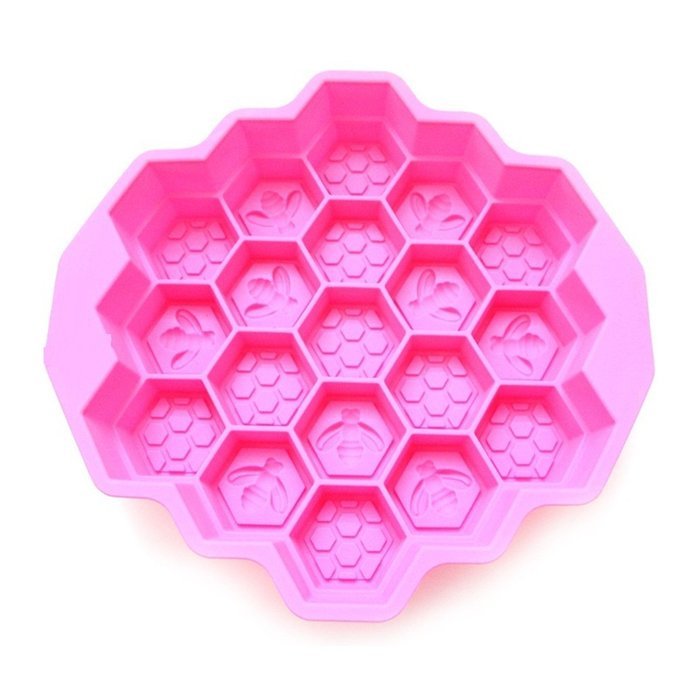 Branew Bee Cellular Honeycomb Mold Silicone Cake Mold Soap Mold Soap Mold Baking Molds