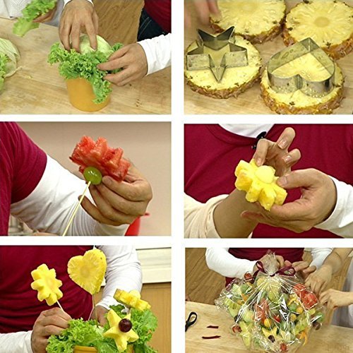 SORCO 12pcs Stainless Steel Biscuit Cookie Cake Egg Pastry Fondant Mold Mould Cutter N6