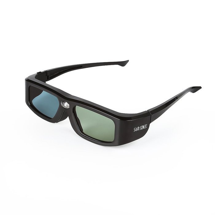 SainSonic 3D Active Shutter Glasses 10M 144Hz Rechargeable Infrared for Acer ViewSonic BenQ Vivitek Optoma 3D... N41