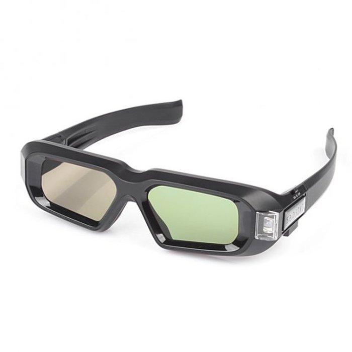 SainSonic 3D Active Shutter Glasses 10M 144Hz Rechargeable Infrared for Acer ViewSonic BenQ Vivitek Optoma 3D... N46