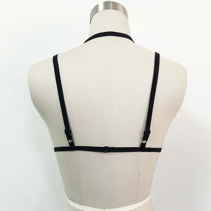 Underwear, PHOTNO Alluring Womens Harness Bra Elastic Cage Bra Strappy Hollow Out Bra Bustier N4