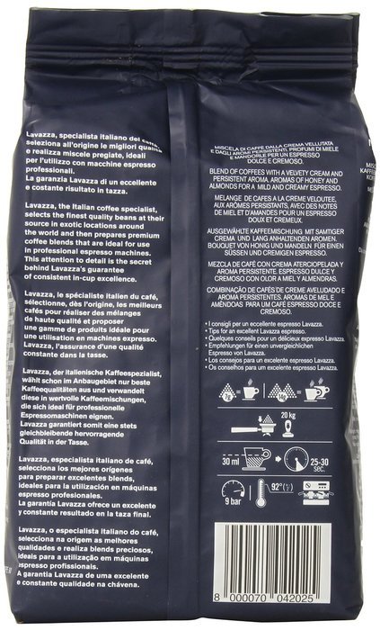 Lavazza Super Crema Espresso - Whole Bean Coffee, 2.2-Pound Bag (Packaging May Vary) N12