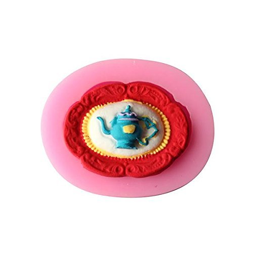 HT BAKEWARE | Vintage Oval Teapot Design Silicone Mold