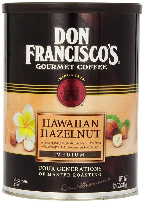 Don Francisco Hawaiian Hazelnut Coffee, 12 oz
