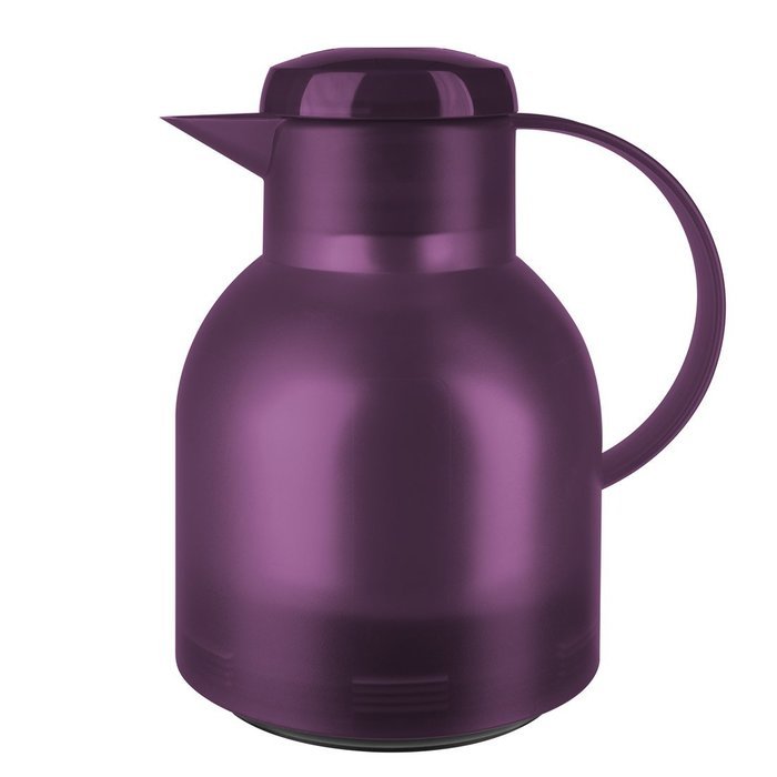 Emsa Samba Quick Press Insulated Server, 34-Ounce, Translucent Eggplant N6