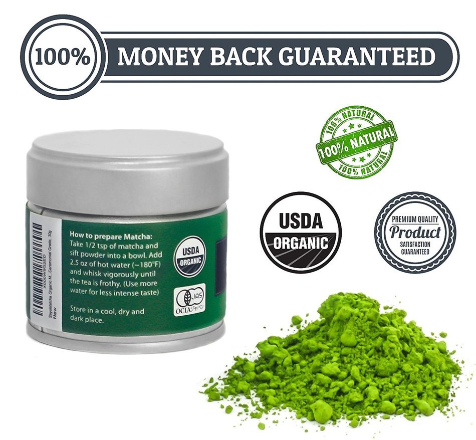 SayoMatcha Organic Matcha Japanese Green Tea Powder Ceremonial Grade, 30g N7
