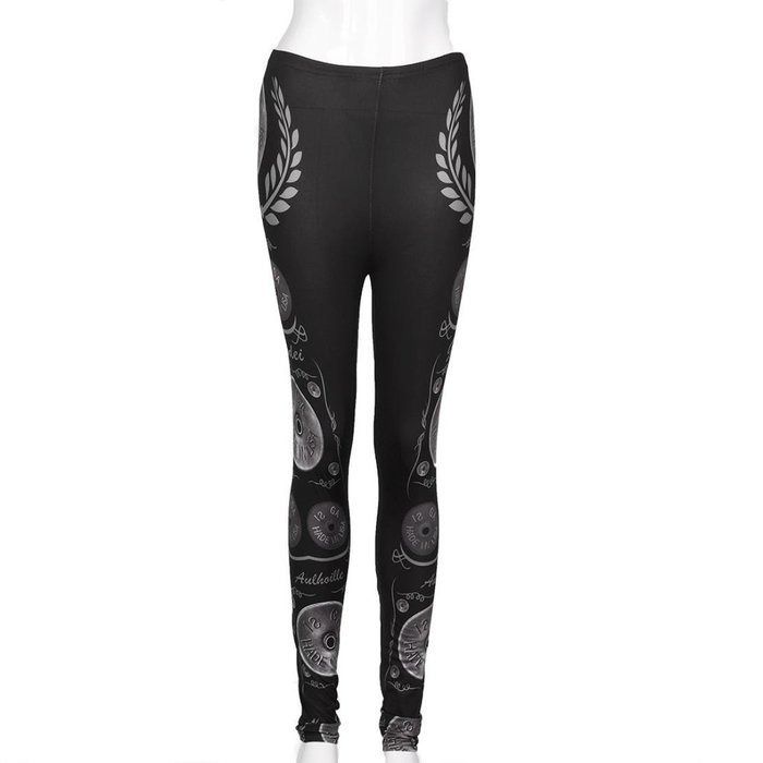 PHOTNO Fashion Women Skinny Printed Stretchy Pants Leggings N19