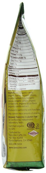 Teeccino Variety Pack (Hazelnut, Mocha, and Java) Chicory Herbal Coffee, Caffeine Free, Acid Free, 11oz (Pack... N83