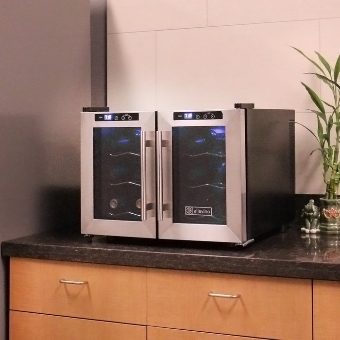 Allavino CDWR29-2SWT Cascina Series 29 Bottle Dual Zone Wine Refrigerator N5