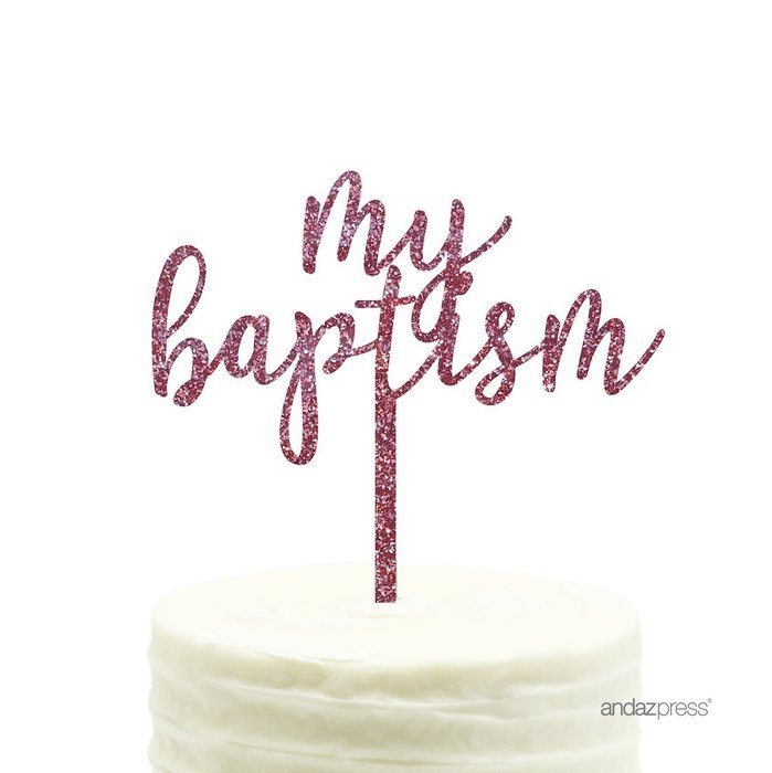 Andaz Press Baby Shower Acrylic Cake Toppers, Gold Glitter, Oh Baby, 1-Pack, Nautical Ocean Themed Party Decor... N2