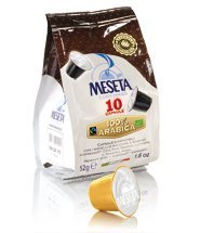Nespresso Compatible Meseta Coffee Capsules . 60 Capsules of Gourmet Organic 100% Arabica Coffee Espresso Compatible...