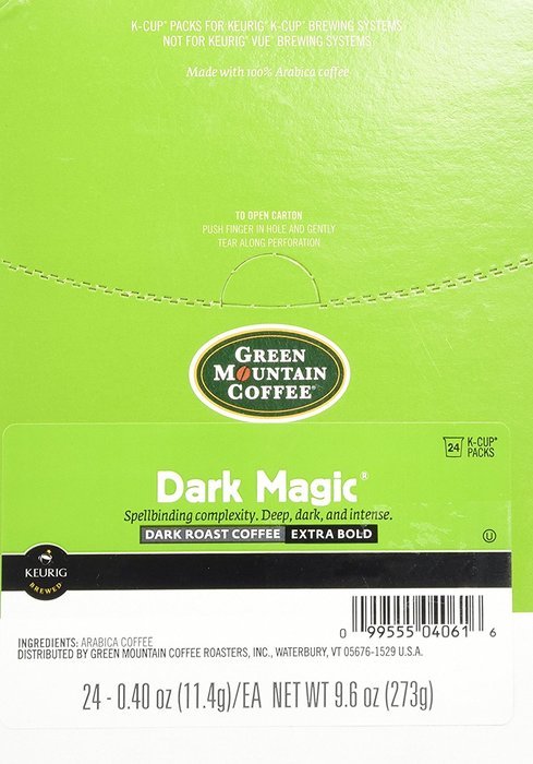 Green Mountain Coffee, Dark Magic (Extra Bold), 72-Count K-Cups for Keurig Brewers N3