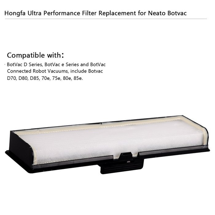 Hongfa Black Side Brushes Replacement for Neato 945-0130 Botvac (4) N10