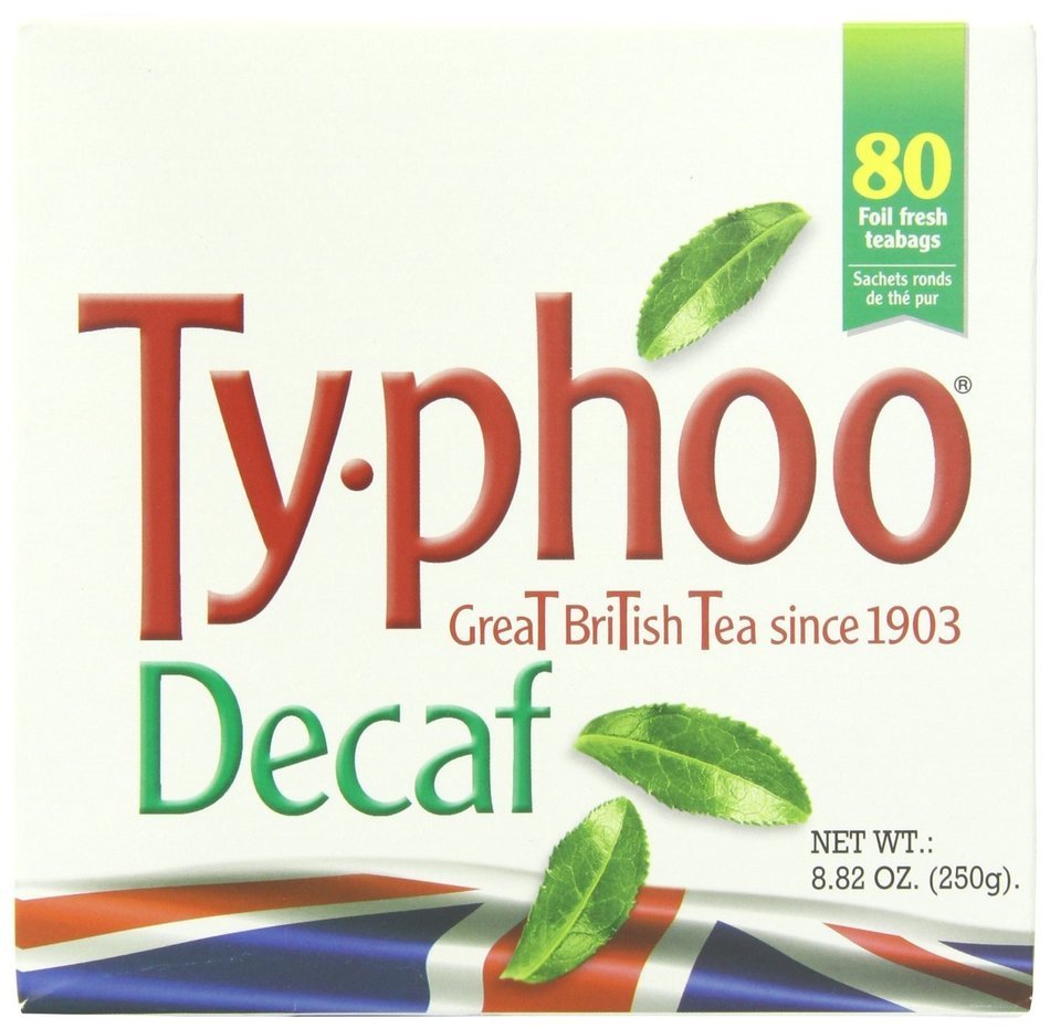 Typhoo British Tea, Decaf, Foil fresh teabags, 80 Count N8