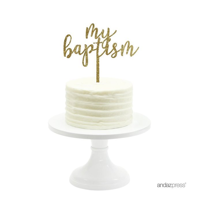 Andaz Press Baby Shower Acrylic Cake Toppers, Gold Glitter, Oh Baby, 1-Pack, Nautical Ocean Themed Party Decor... N14