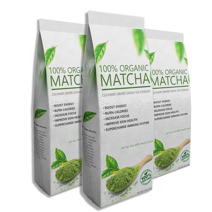 Starter Matcha (16oz) - Premium Certified Organic, Pure Matcha Green Tea Powder, Incredible Flavor, Delicate Aroma... N3