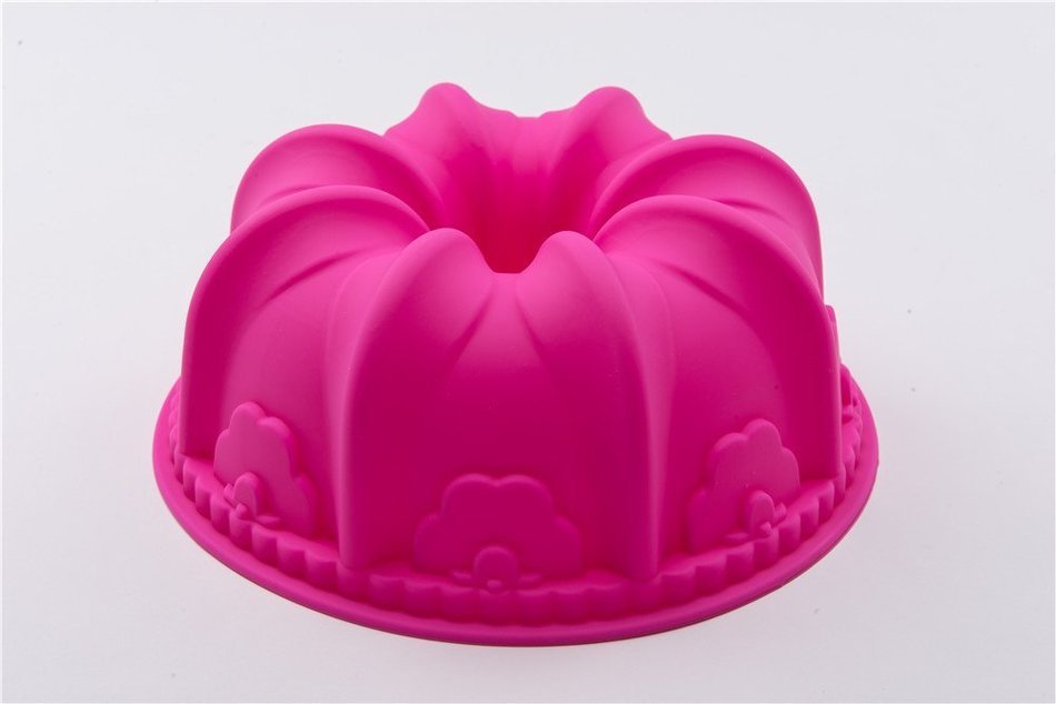 Single Cavity Big Flower Shape Cake Baking Mold Food Grade Heat Resistant