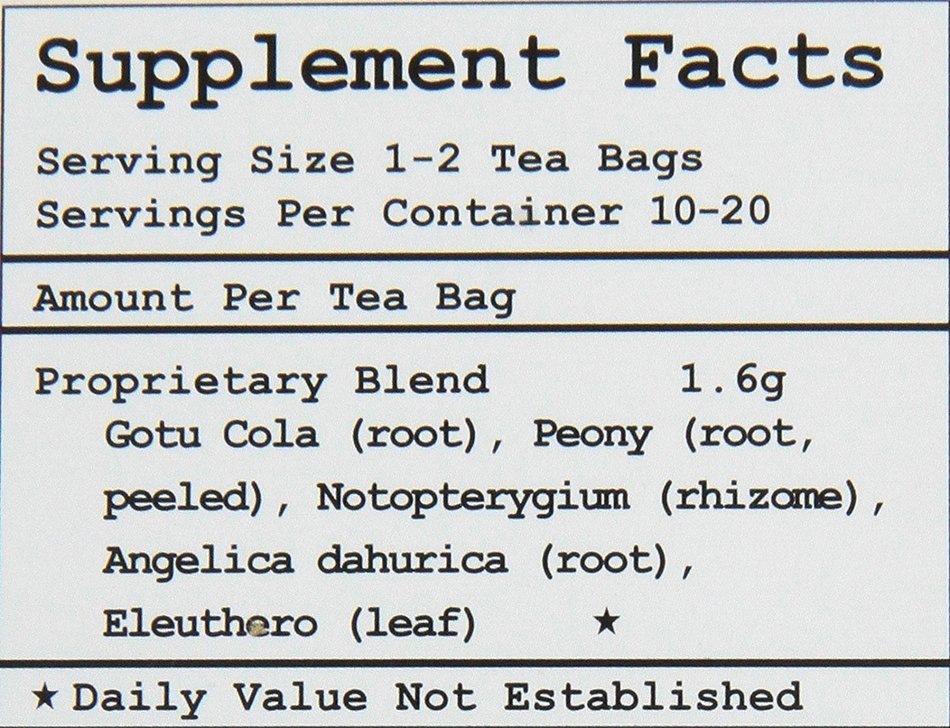 Health King Medicinal Teas HeadachEase Herb Tea Bags, 20 Count N3