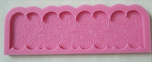 HSE 1pcs Chocolate Candy Jello 3D Beautiful Flower silicone fondant lace Mold Mould cake decoration/pastry tools N3