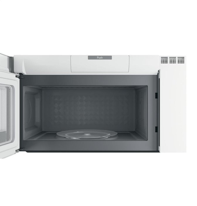 GE PVM9005DJWW Profile 2.1 Cu. Ft. White Over-the-Range Microwave