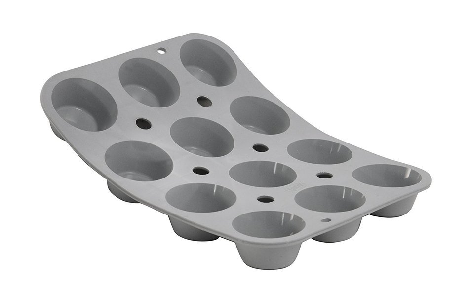 DeBuyer Elastomoule 12-Special Muffins Silicone Mold