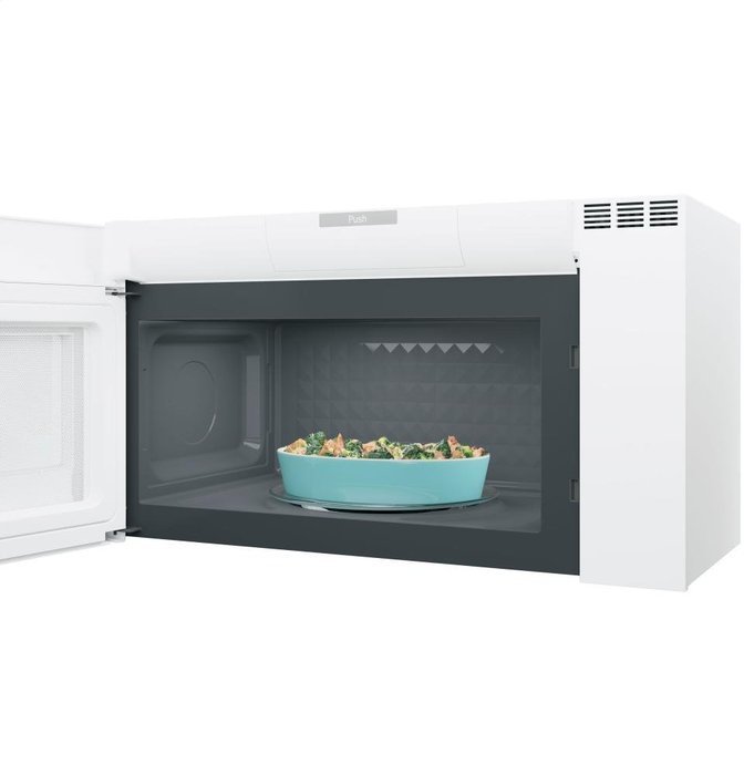 GE PVM9005DJWW Profile 2.1 Cu. Ft. White Over-the-Range Microwave N2