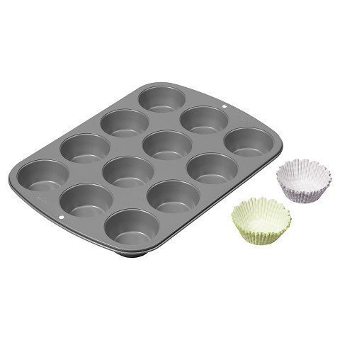 Wilton Easter Muffin Pan & Baking Cups Set