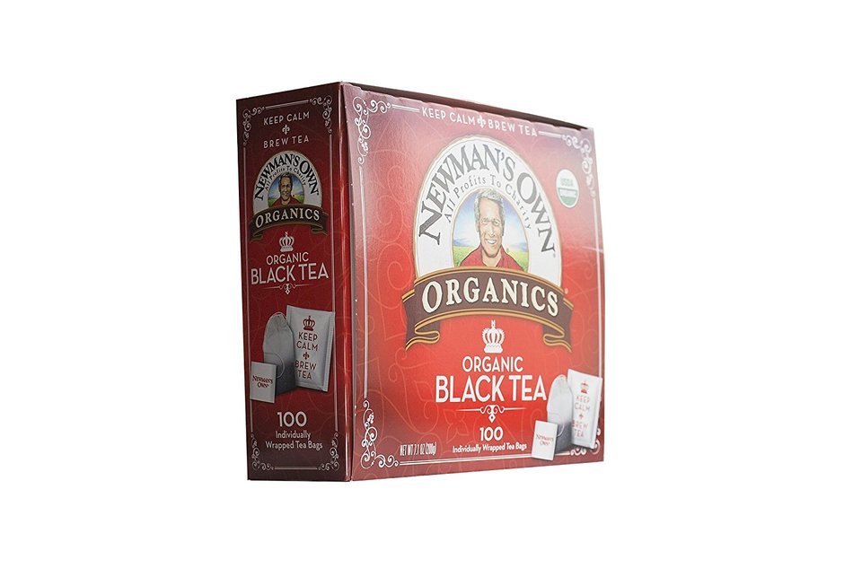 Newman's OwnOrganics Royal Tea, Organic Black Tea, 100 Individually Wrapped Tea Bags, 7.05-Ounce Boxes (Pack of 5) N6