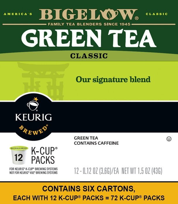 Bigelow K-Cup Portion Pack for Keurig Brewers, Green Tea, 24 Count N17