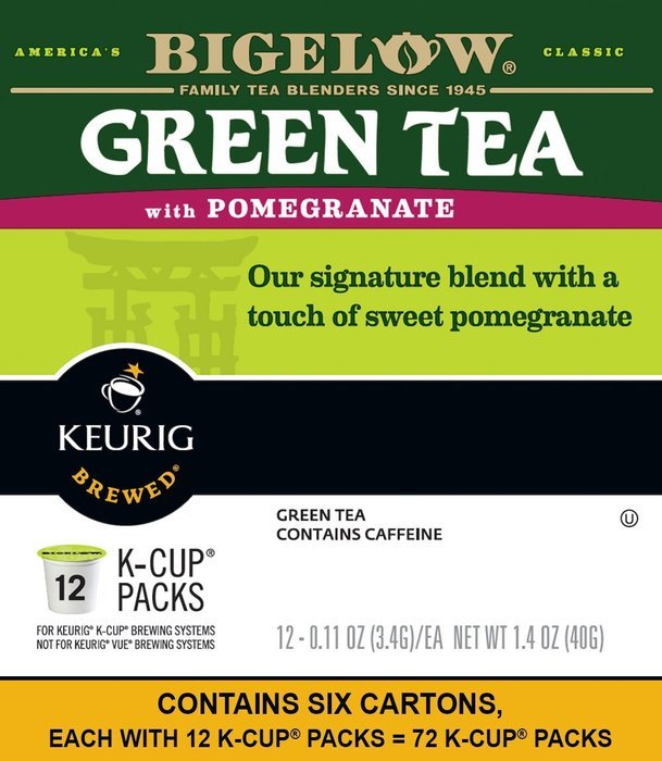 Bigelow K-Cup Portion Pack for Keurig Brewers, Green Tea, 24 Count N19