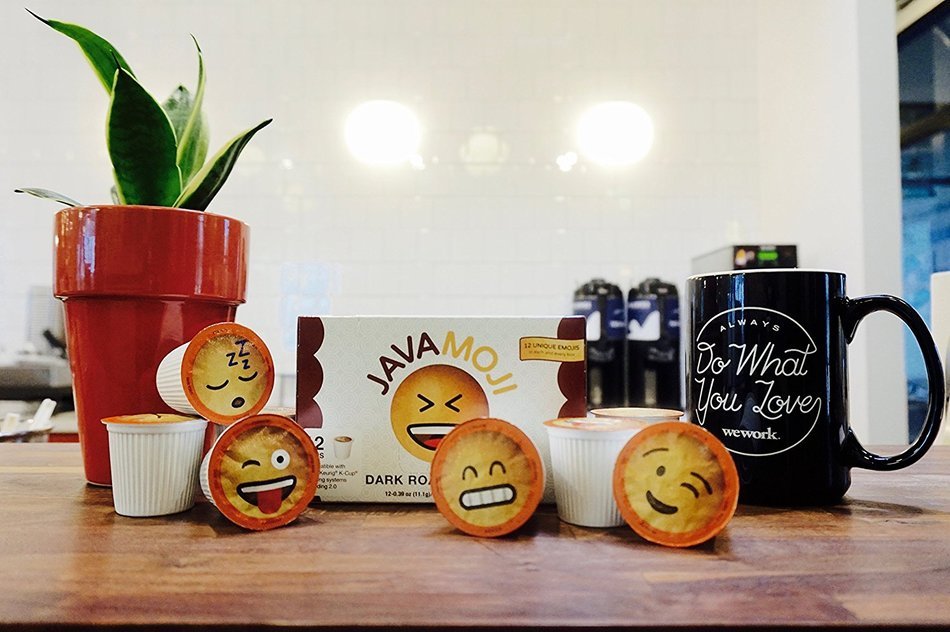 JavaMoji, Emoji K-Cup Pods, Dark Roast Coffee, 100% Recyclable, 12 Count N9