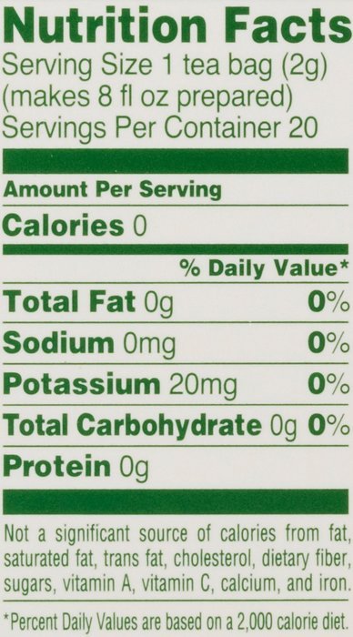 Lipton Green Tea Superfruit, Cranberry Pomegranate 20 ct N8
